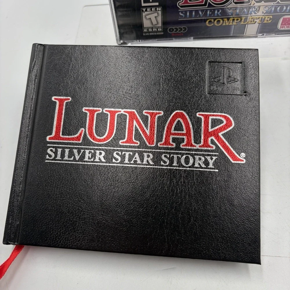 Lunar Silver Star Story Complete Playstation One Map Sealed Hardback‎ Manual